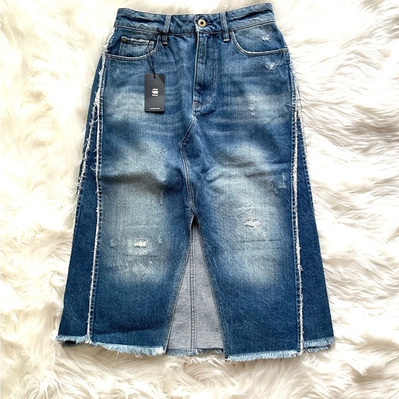 ⭐️ GSTAR RAW SKIRT ⭐️ - Picture 6 of 12